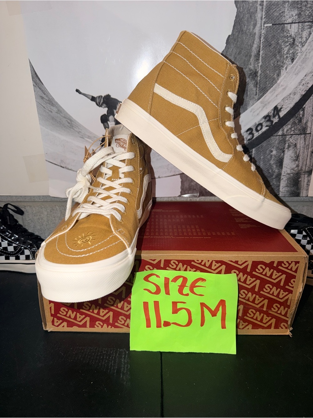 Vans Sk8-Hi Tapered Echo Theory sz 11.5 Men’s 13.0 Woman